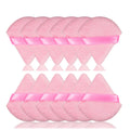 10Pcs Triangle Powder Puff Mini Face Makeup Sponge Cosmetics Soft Cotton Face Powder Puff Washable Velvet Makeup Puff Tools