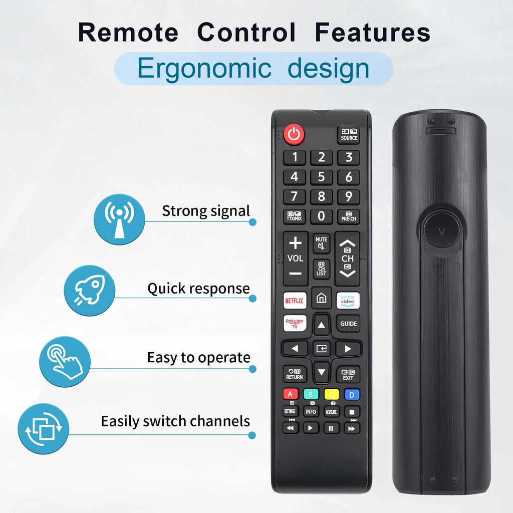 Universal Remote for All Samsung TV Remote BN59-01315J Replacement for All Samsung LCD LED HDTV 3D Smart TVs with Hulu Netflix P
