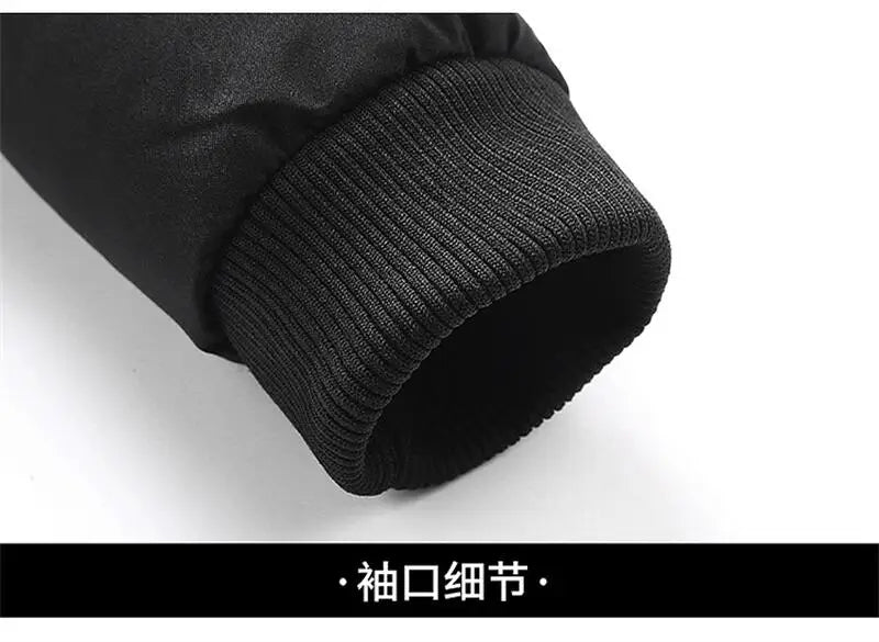 Men Down Jackets 2026 New Thick Warm Winter Bomber Jackets Puffer Jackets Down Coats High quality Fashion Casual Winter Coat Men