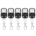 1/5/10PCS 4 Buttons 433MHZ Door Opener Remote Control Clone Fixed Learning Rolling Code Duplicator Garage Universal Garage