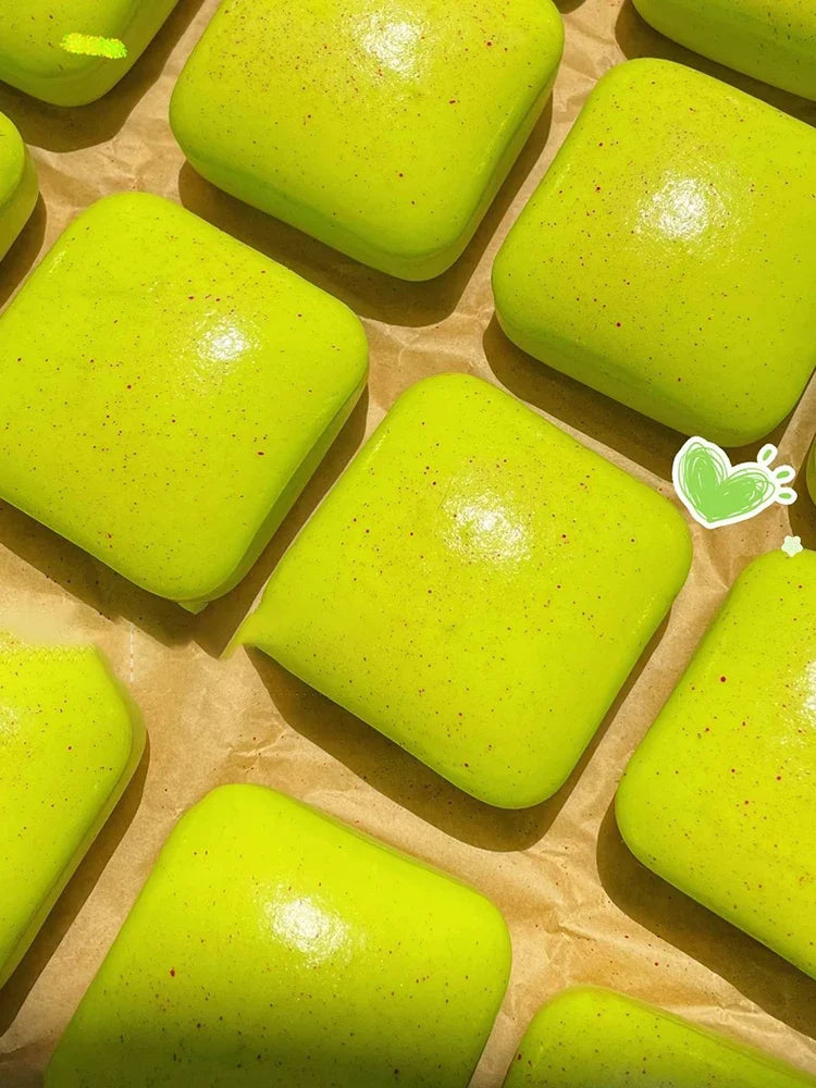 Squishy Simulated Square Bread Squeeze Toy Stress Relief Slow Rising Small Toast Sensory Fidget Toys for Anxiety ADHD Kids Adult