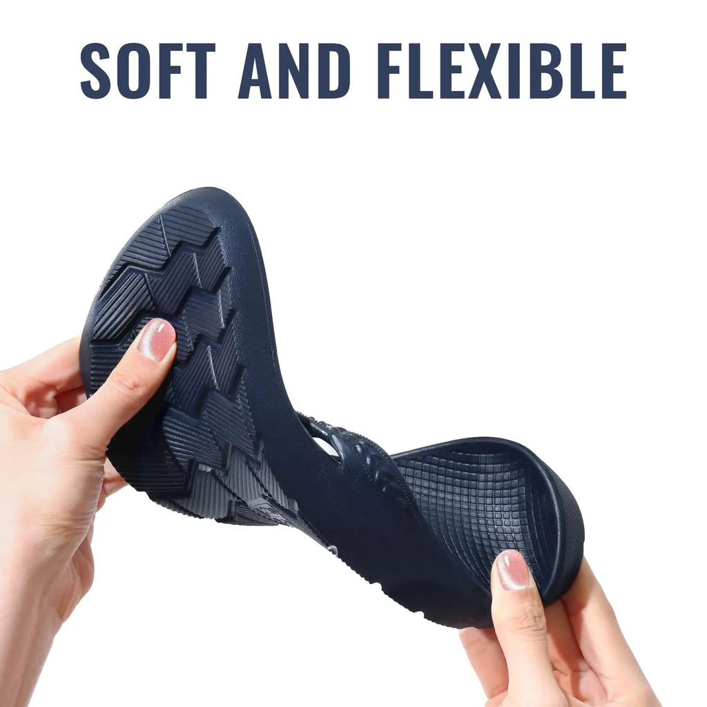 CRACOMIN New Women's Flip Flops Orthopedic Slippers With Arch Support Unisex House Sandals Summer Outdoor Non-slip Beach Slides