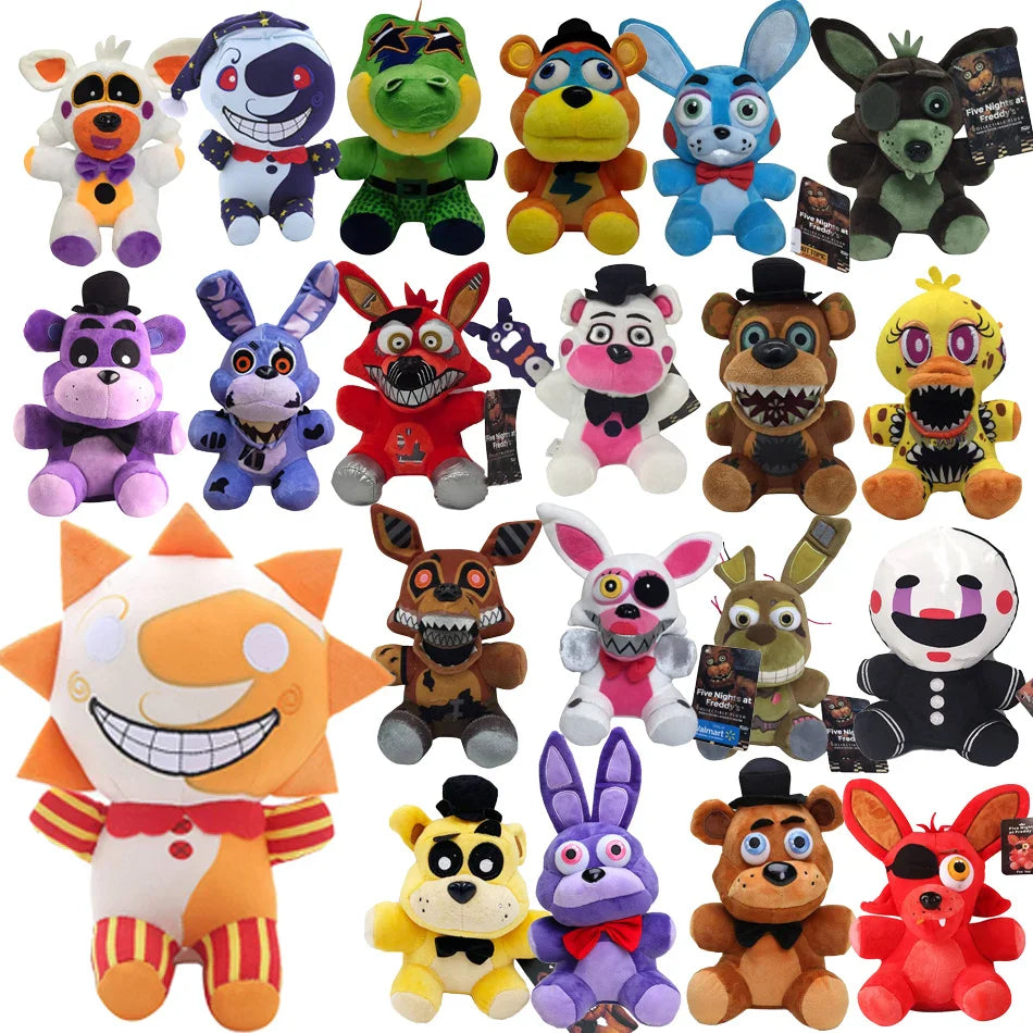 2026 Five Night At Freddy Fnaf Plush Cute Toys Doll Bonnie Bear Foxy Cartoon Stuffed Dolls Freddy Toys For Children Fans Gifts