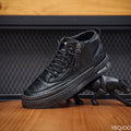 Men's shoes Spring Autumn new high top casual board shoes trend versatile black sports casual simple comfortable shoes for men
