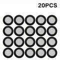 20pcs Mesh Faucet Filter Pad - Easy to Install, Suitable for Standard 1/2 Inch Shower Hose and Nozzle with Durable Rubber Seal