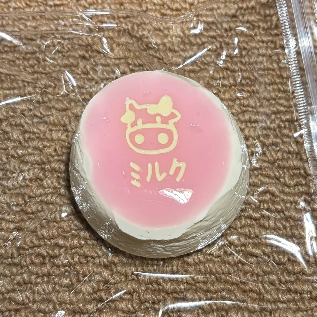Kawaii Milk Cow Squishy Toy Soft Silicone Stress Relief Slow Rising Squeeze Toys Cute Pink Sensory Fidget Toys for anti-Anxiety