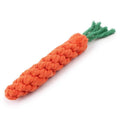 Chew Toys For Small Dogs Puppy Cleaning Teeth Bite Resistant Carrot Cotton Rope Pet Playing Toy Accessories Pet Supplies