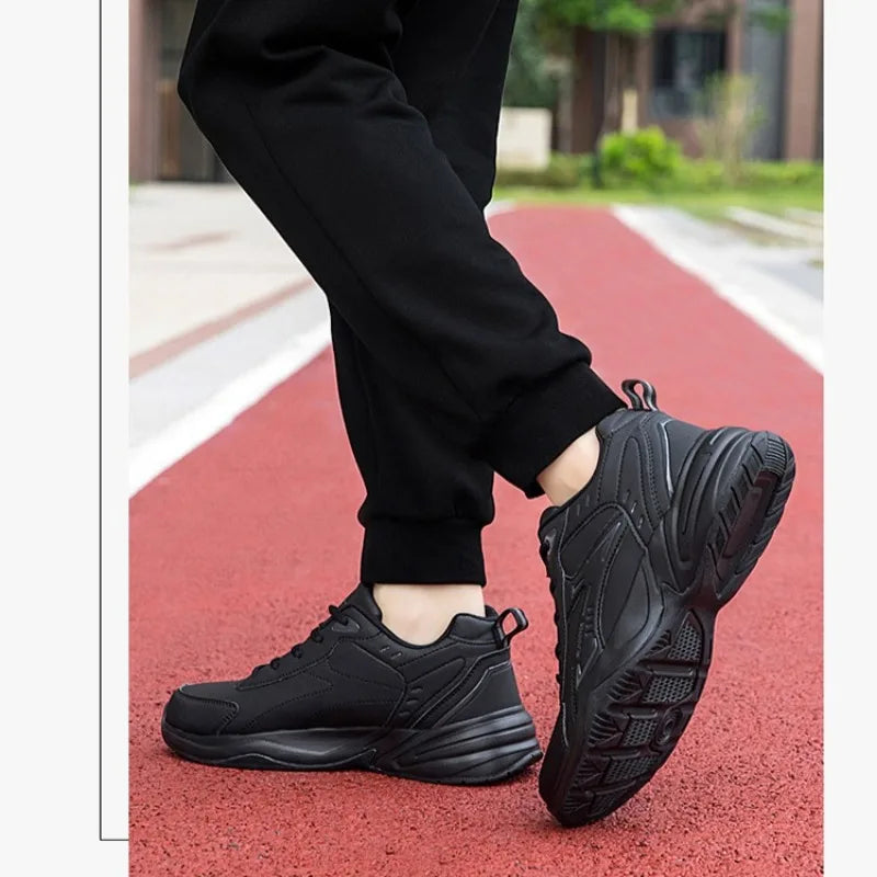 Autumn New Men Microfber Running Shoes Luxury Brand Men Shoes School Student Air-cushion Sneakers Fashion Man Casual Shoes 35-48