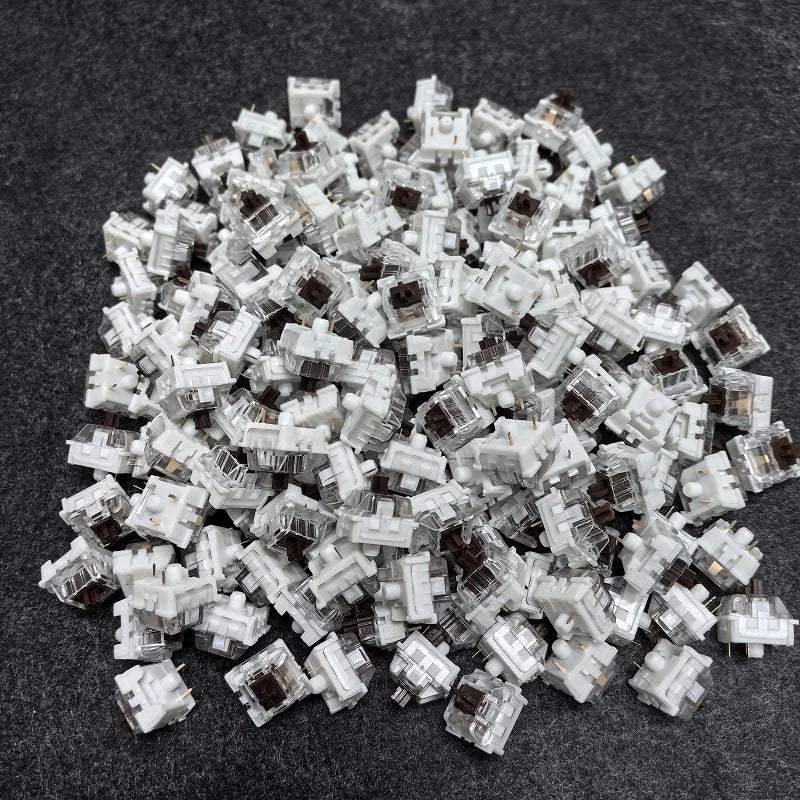 20-100pc Mechanical Keyboard Switches Blue Red Brown Switch Customizable Hot-Swappable 3 Pins Cross Stem for Mechanical Keyboard