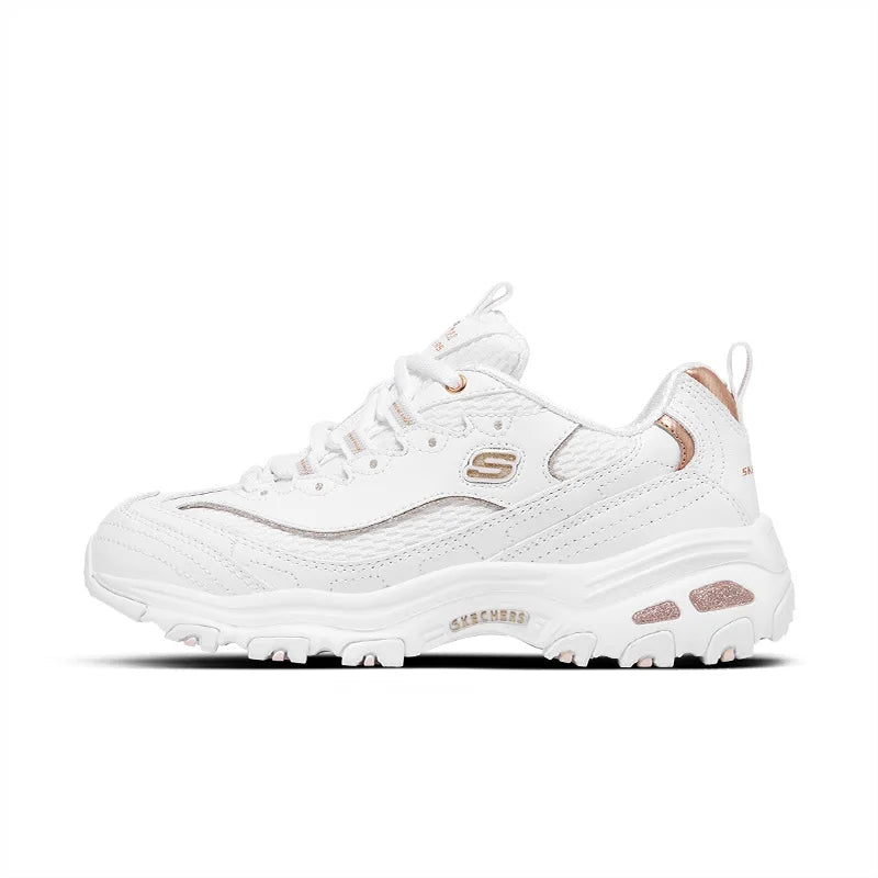 Skechers Shoes for Women D‘LITES Classic Dad Shoes Casual Comfortable Breathable Female Chunky Sneakers skerchers para mujeres