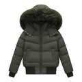 AP 2026 AW Winter down coat for kids High-quality white duck down coats waterproof fabric children outwear