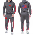 2025 Spring Autumn FABIO QUARTARARO WITH SIGNATURE Printed Sports High Quality Sets Men's Pocket Hooded Hoodies+Sweatpants Suits