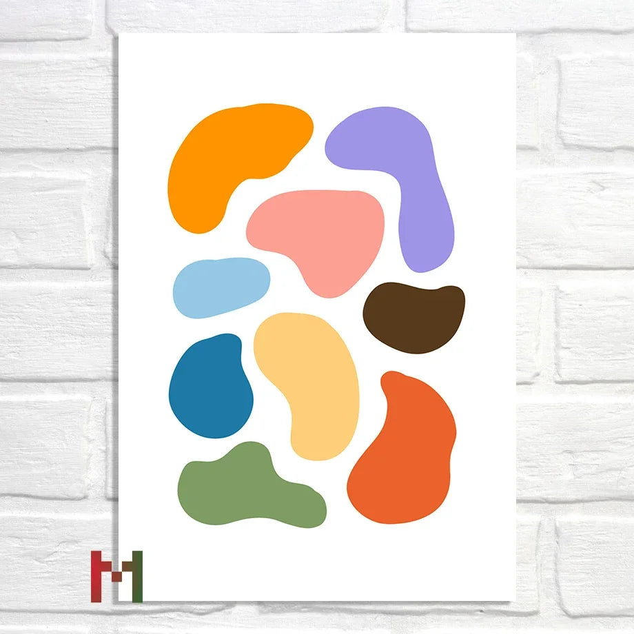 Abstract Pride Art Canvas Print Wall Decor LGBT Home Art