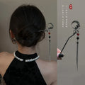 Ancient Chinese Style Elegant Butterfly Tassel Hair Stick for Women Girls Classical Hairpin Chinese Hair Accessories Jewelry