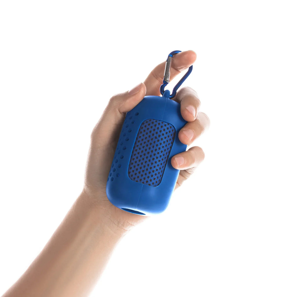 Cooling Towel with Portable Capsule Case Quick Dry Instant Cooling Sports Gym Running Fitness Travel Ice Towel for Men Women