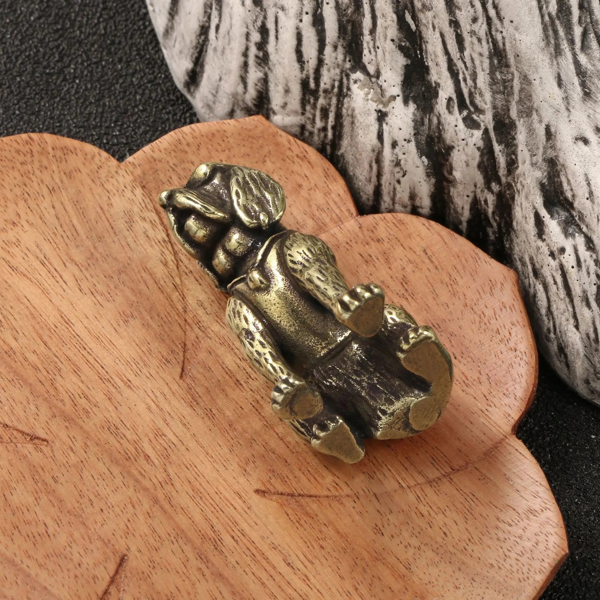 Cute Pet Dog Brass Figurines Labrador Poodle Shiba Inu Doberman Akita Dog Shar Pei Animal Desk Decoration Home Decor Gift