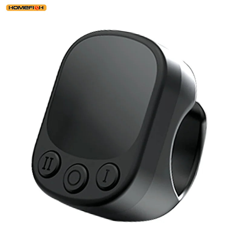 Mouse Ring Remote Control with Touchpad,Smart Automatic Screen Clicker Device，Continuous Clicker，Scrolling Ring Remote Control S