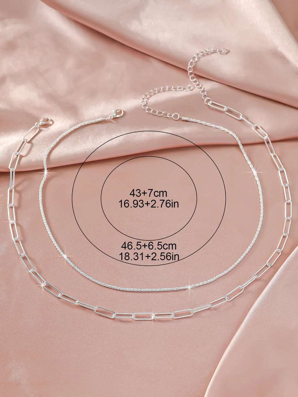 Fashion Simple Sparkling Necklace For Women Silver Color Clavicle Chain Choker Necklace Female Korean Wedding Party Jewelry Gift