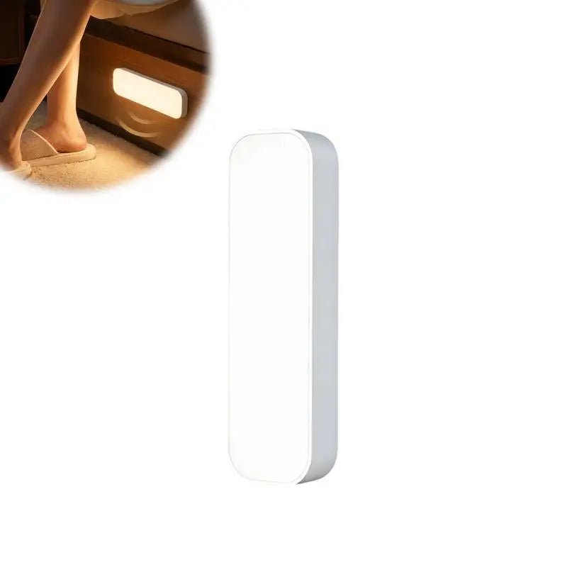 LED Motion Sensor Night Light USB Rechargeable Magnetic Under Cabinet Lighting Wireless Closet Lamp For Kitchen Wardrobe