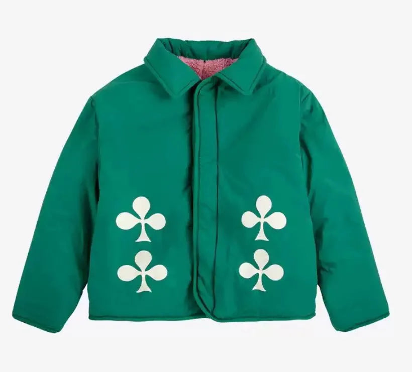 2025 New Polo Corduroy Suit Autumn Winter Boys Girls Pants Sweatshirt Cartoon Printed Kids Children's Clothes Outwear Jackets