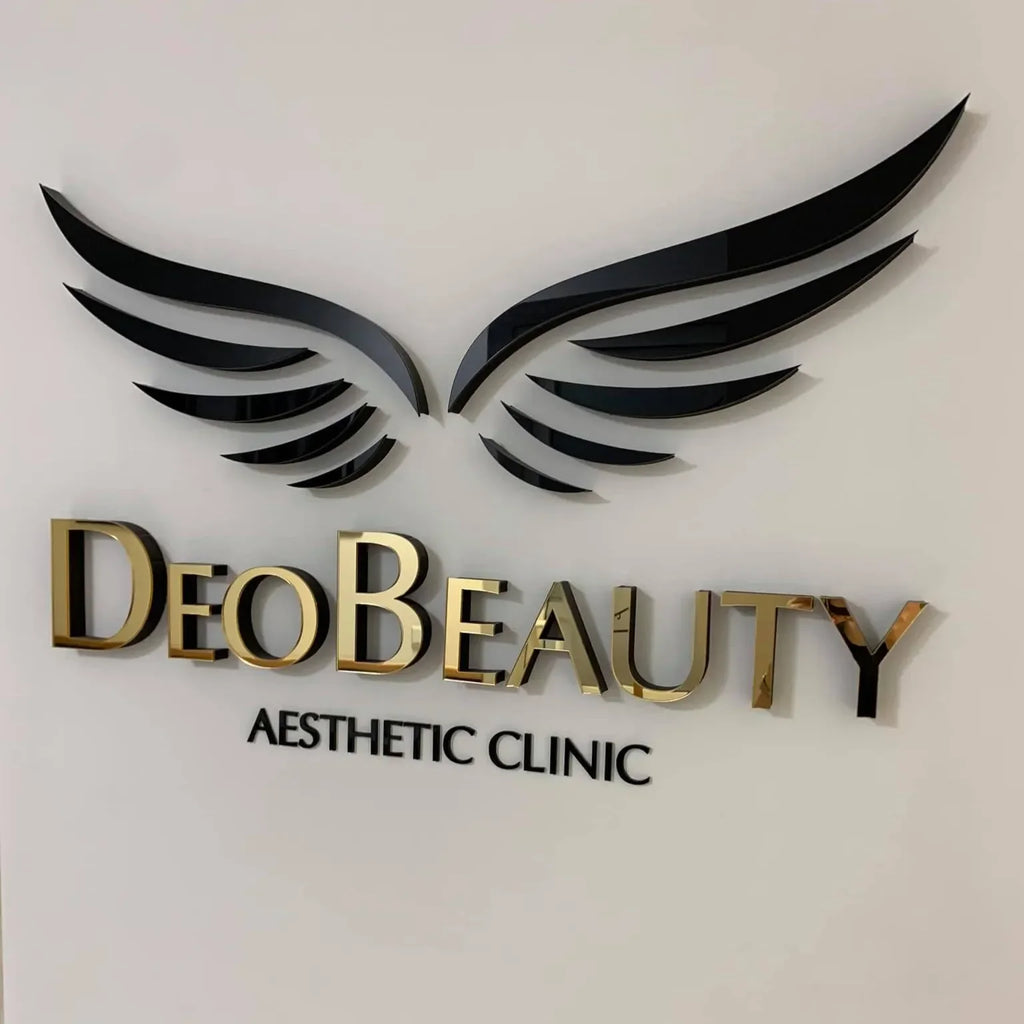 Laser Cut Logo Sign Custom 3D Office Sign Reception Sign Office Wall Decor 3D Beauty Salon Sign Aesthetic Business Signboard