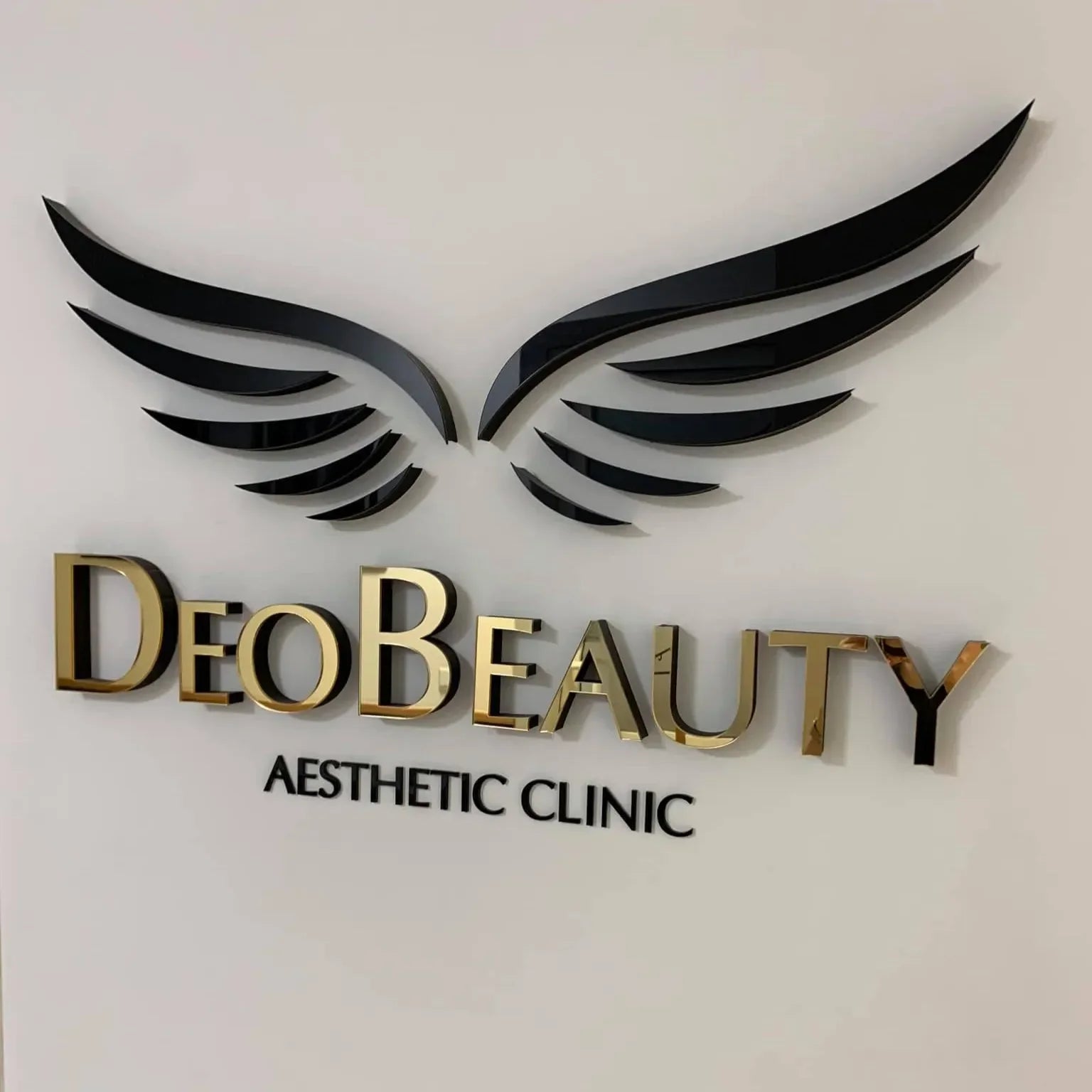 Laser Cut Logo Sign Custom 3D Office Sign Reception Sign Office Wall Decor 3D Beauty Salon Sign Aesthetic Business Signboard