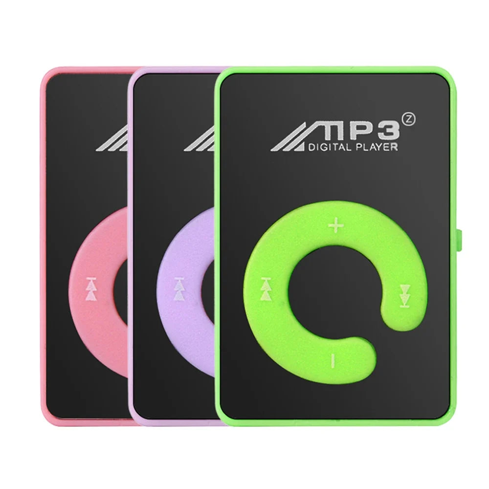C Key Portable HiFi Mini Clip USB MP3 Player Walkman Music Support Micro TF Card Expandable Up To 16GB Outdoor Sports Walkman