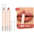 New Matte Lipliner Pencil Waterproof Non Stick Cup Contour Tint Lipstick Long Lasting Lip Care Makeup Cosmetics for Women Girls