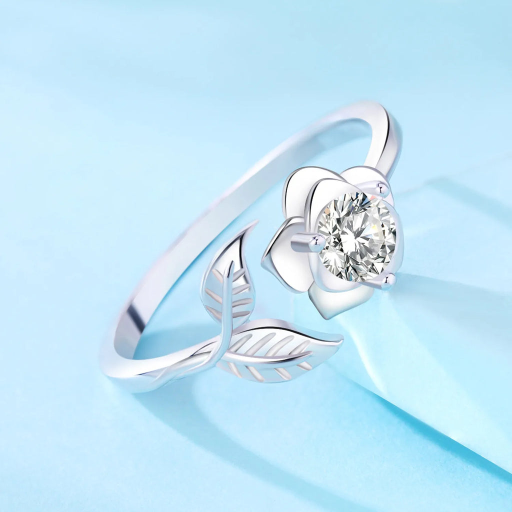 Original 925 Sterling Silver Open Ring Exquisite Panda Dolphin Adjustable Ring Original Daily Fine Jewelry Women Birthday Gifts
