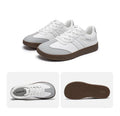 HOBIBEAR Unisex Wide Toe Shoes Artificial Leather Sneakers Casual Lace Up Retro Fashion Shoes for Women Men