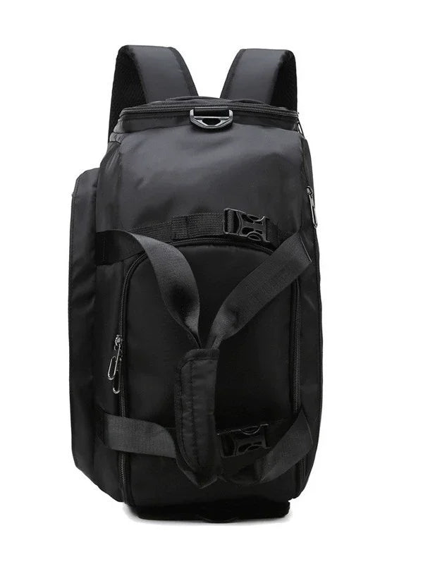 Large Capacity Gym Bag with Shoe Compartment and Wet Pocket