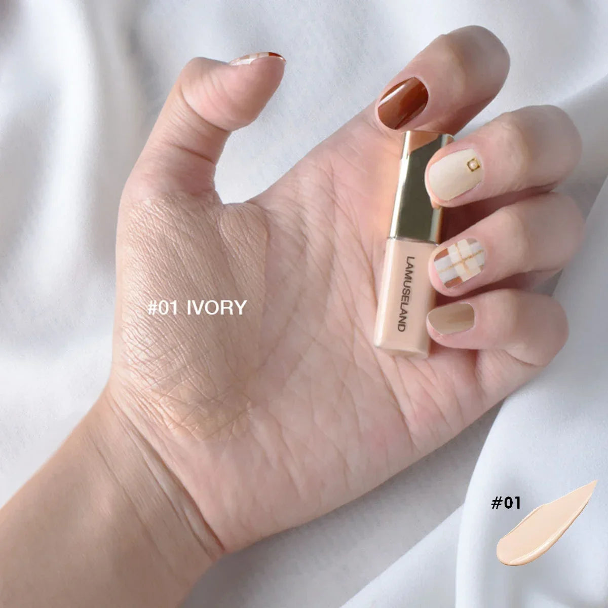 1pc Mini Concealer Liquid Foundation To Cover Dark Circles and Acne Marks Face Color Corrector 4 Colors Facial Makeup Cosmetics