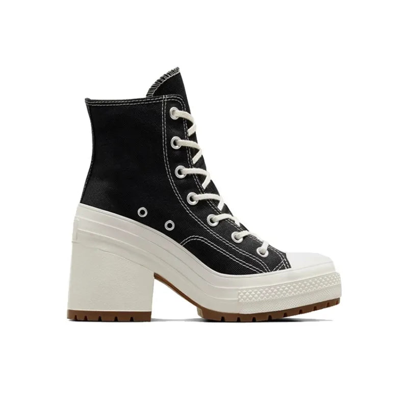 Women Platform Sneakers Canvas Shoes Personalized Luxry Heels Skateboard Lace Up Casual Fashion Outdoor Sneakers