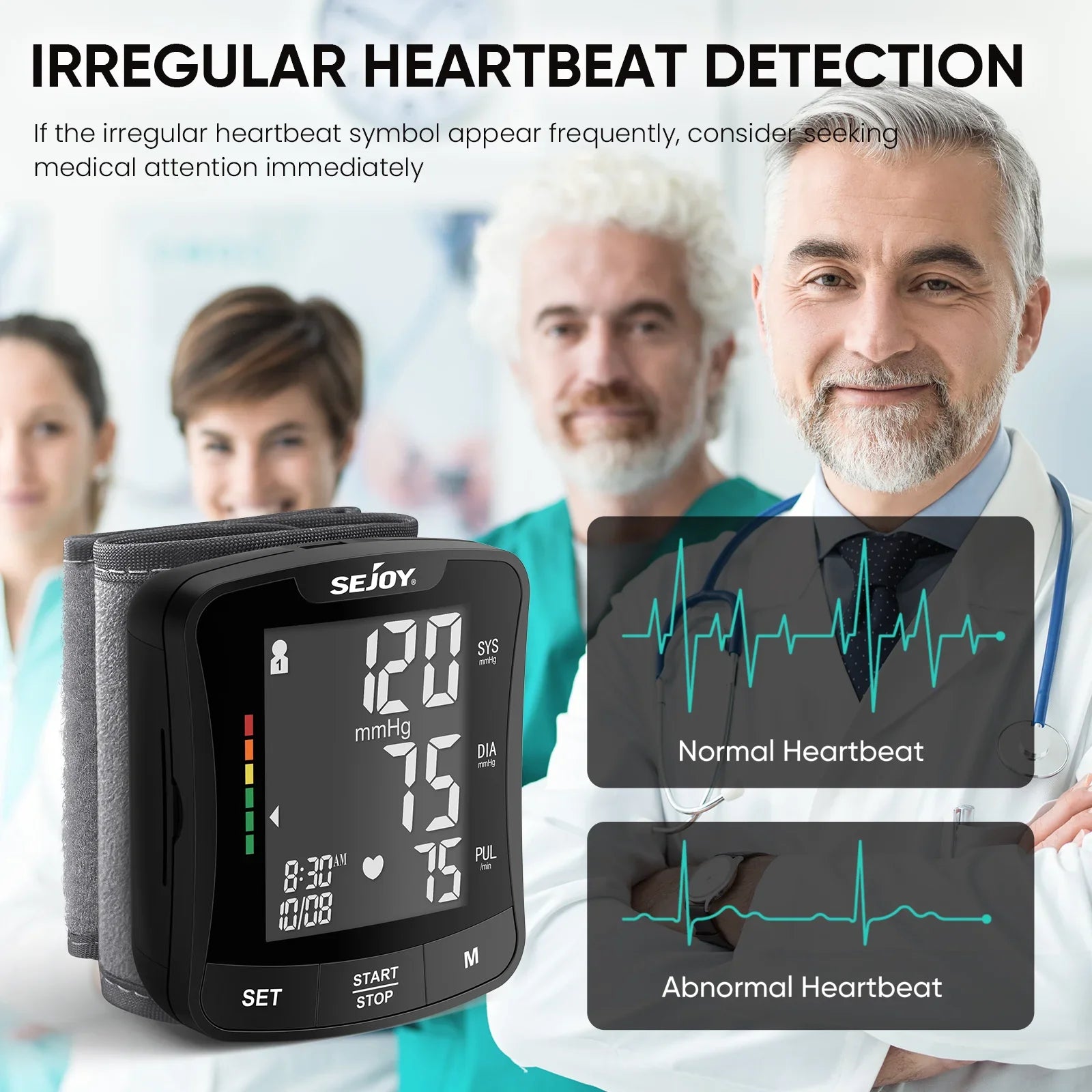 SEJOY Digital Blood Pressure Monitor for Wrist