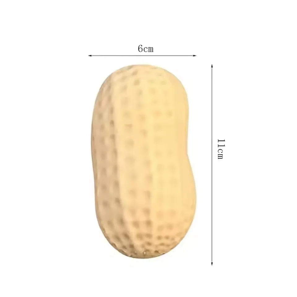 Crunchy Peanut Stress Ball Food-Shaped Squeeze Ball Squishy Toys ASMR Sensory Anti Stress Fidget Toys for Adults Christmas Gift
