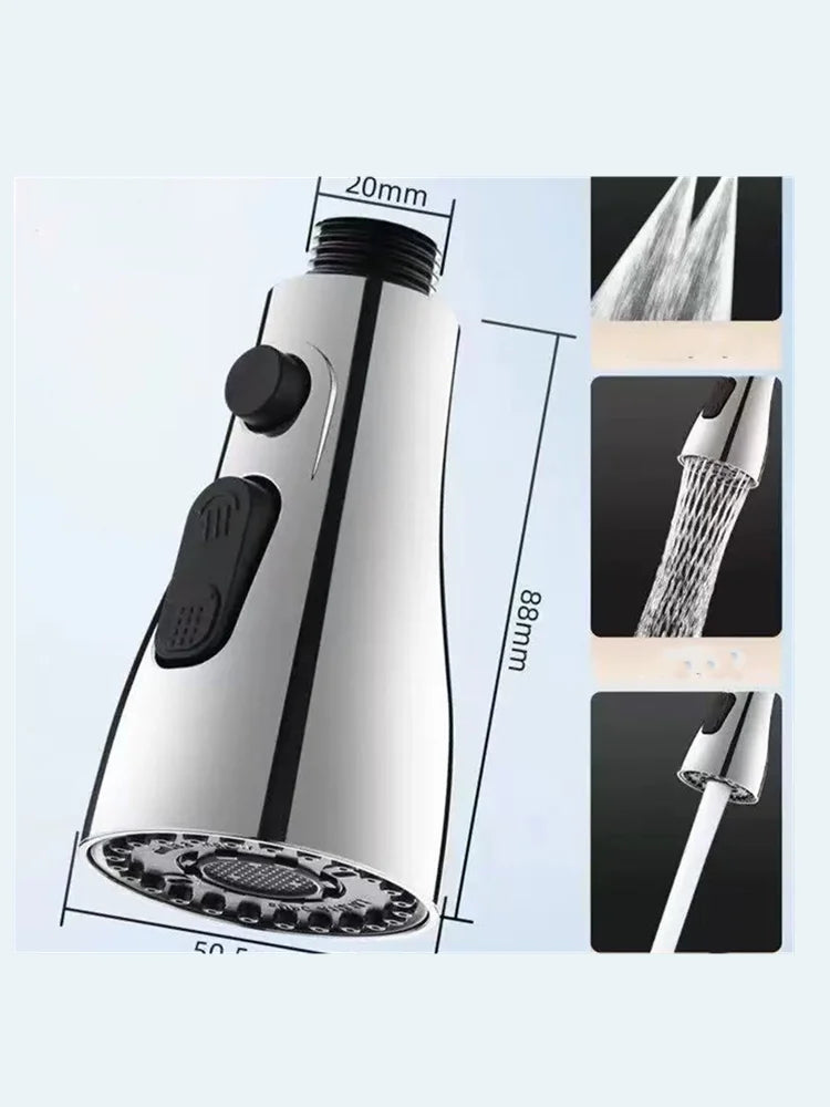 Faucet Filter Functions Kitchen Sink Shower Spray Sink Filter Tap Pull-Out Nozzle Bathroom Toilet Faucet Head Kitchen Faucet