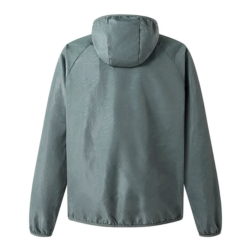 LNGXO Men's Women's Waterproof Hiking Jacket Quick Dry Sun Protection Windbreaker Camping Hunting Climbing Outdoor Rain Coat
