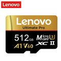 Lenovo SD Memory Card 128GB 256GB 512GB 1TB Micro SD Card V60 U3 Flash Cards TF Card Memory Microsd For Insta360 DJI Drone