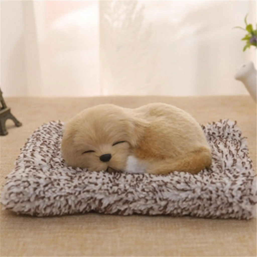 Kawaii Dog Ornaments Cute Lying on Mat Dogs Figurines Home Decor Modern Office Living Room Desk Decoration Crafts Accessories