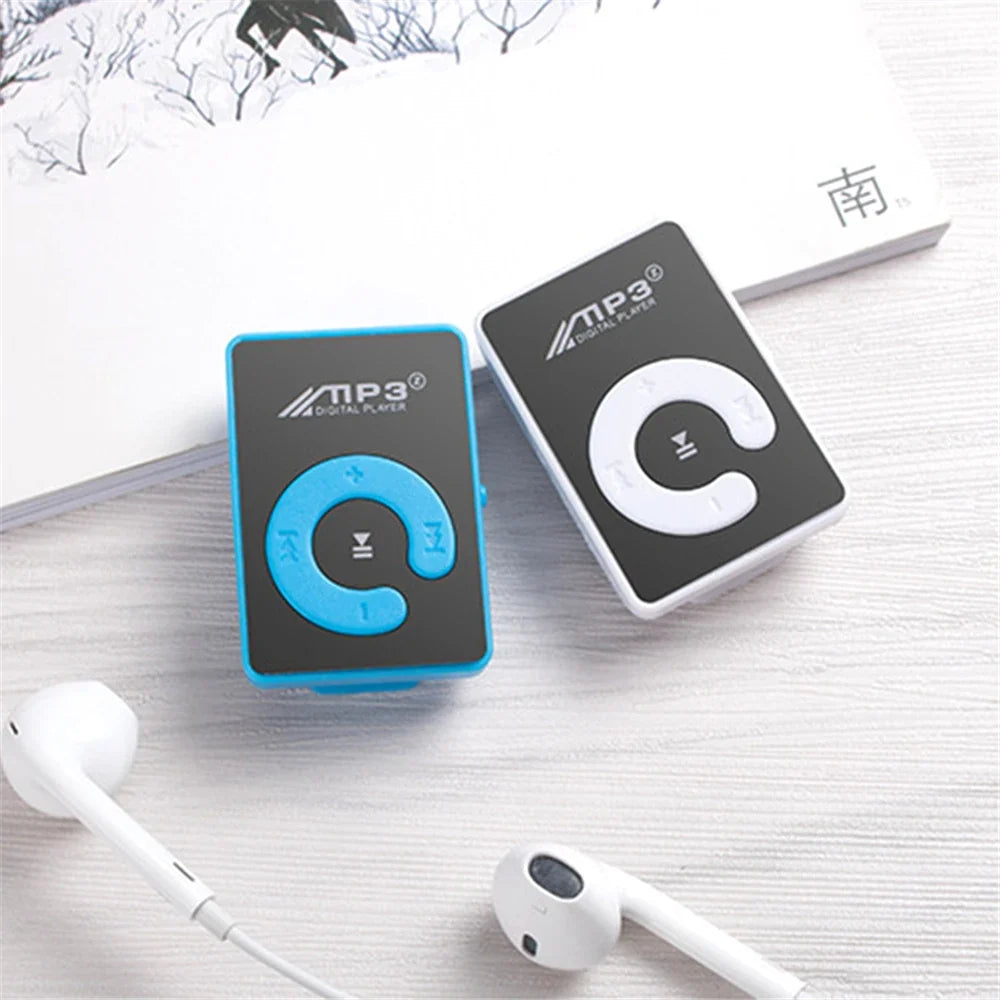 C Key Portable HiFi Mini Clip USB MP3 Player Walkman Music Support Micro TF Card Expandable Up To 16GB Outdoor Sports Walkman