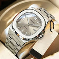 New 2026 Men's Quartz Wristwatch Luminous Man Watches Steel Strap Waterproof Wristwatches Men's Luxury Brand Watch