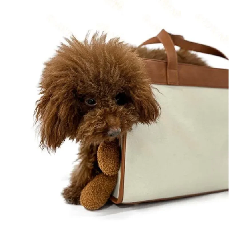 Autumn and winter portable pet cat and dog outcropping travel handbag pet backpack adjustable handbag pet supplies
