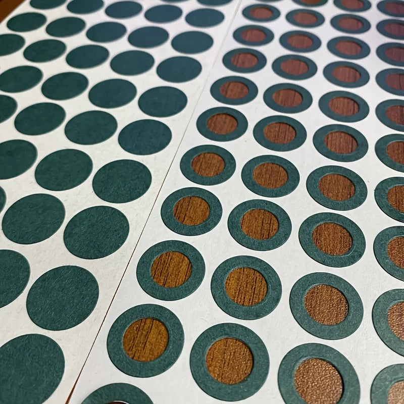 400 Pieces of Self-Adhesive Solid/Hollow 18650 Battery Insulation Pads, 18650 Battery Insulation Rings, 18650 High-Density Paper, Insulation Pad Circles, Single-Sided Adhesive Batteries