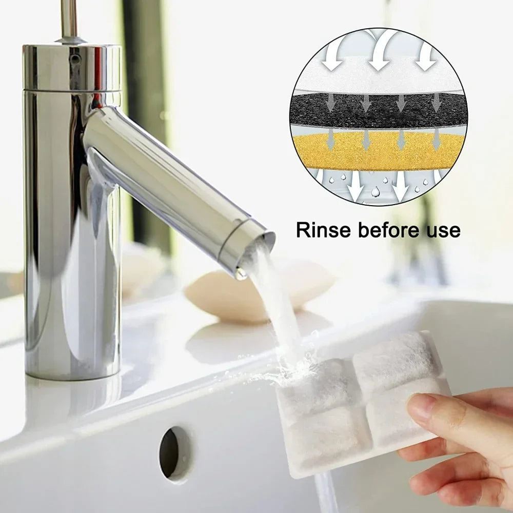 Cat Water Fountain Filter Pet Water Fountain Replacement Filters with Coconut Activated Carbon Suitable for 2L Water Dispenser