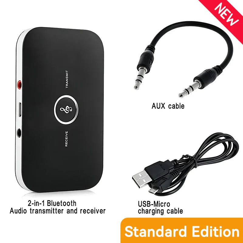 Bluetooth 5.3 Audio Transmitter Receiver Stereo AUX 3.5mm Jack RCA USB Dongle Music Wireless Adapter For Car Kit PC TV Headphone