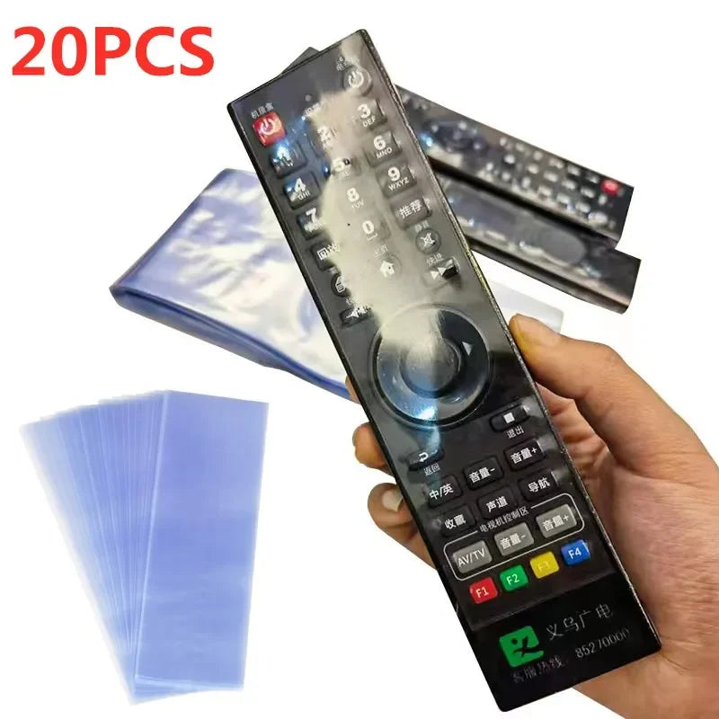 1/5/10/20Pcs Transparent Shrink Film Bag Anti-Dust Protective Case Cover for Tv Air Conditioner Remote Control Shrink Plastic