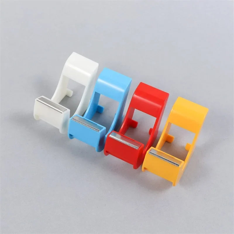 Mini Handheld Tape Dispenser With Cutter Portable Small Tape Holder For Desk Office School Home Desktop Stationery Cutting Tool