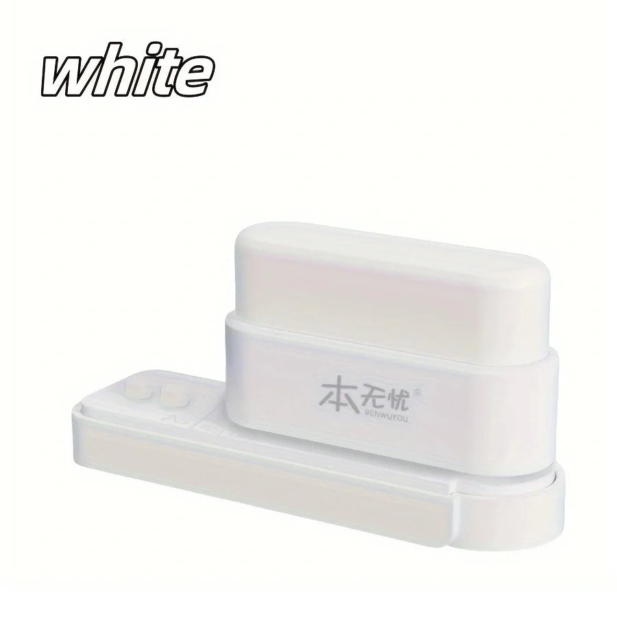 1pc 5-Hole Punch for Desk Organizer ABS Material Notebook Document Binder Perfect for Binding Office School Supply