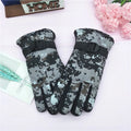 Kids Winter Gloves for Boys Girls 8-12 Years Old Fleece Lined Warm Thick Camouflage Ski Cycling Design Mittens Accessories