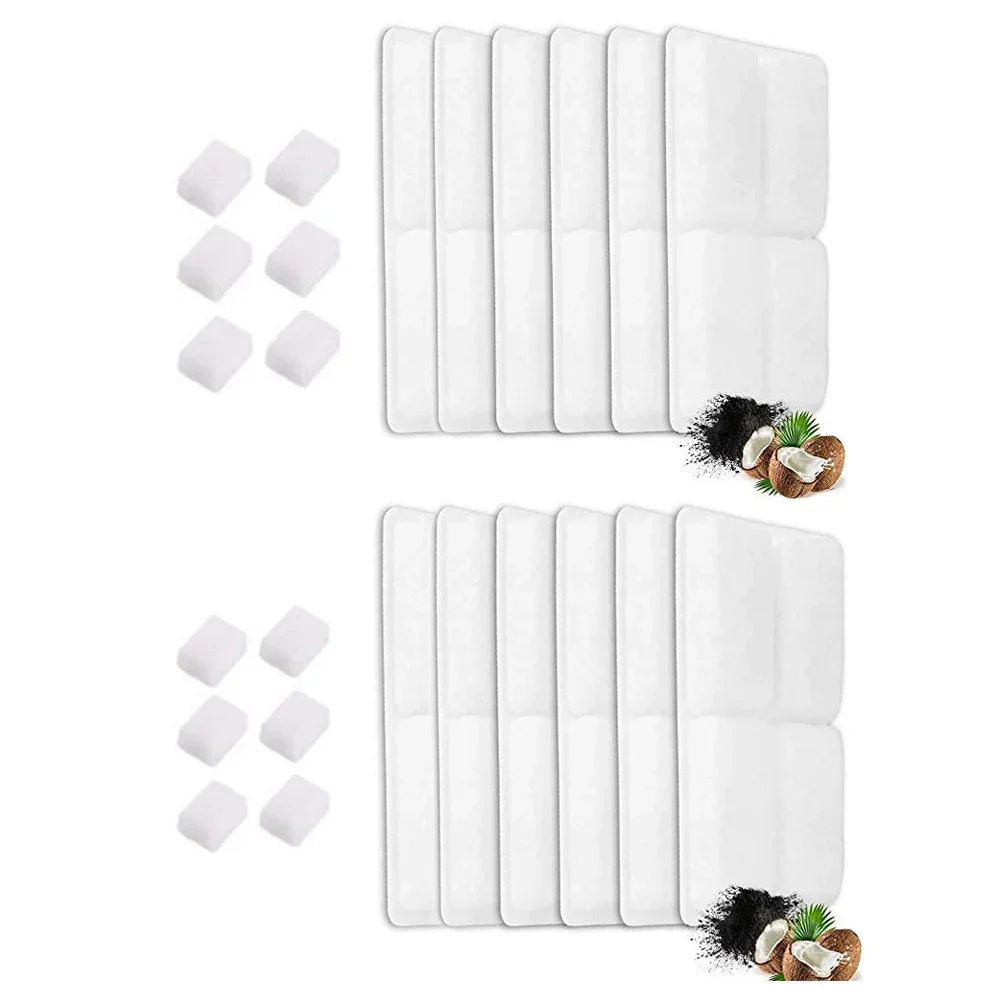 Cat Water Fountain Filter Pet Water Fountain Replacement Filters with Coconut Activated Carbon Suitable for 2L Water Dispenser